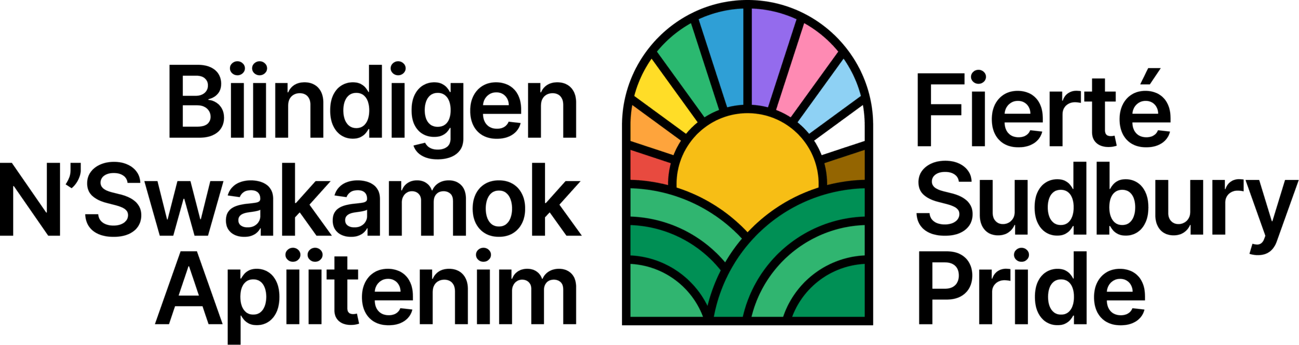 Fierté Sudbury Pride Logo