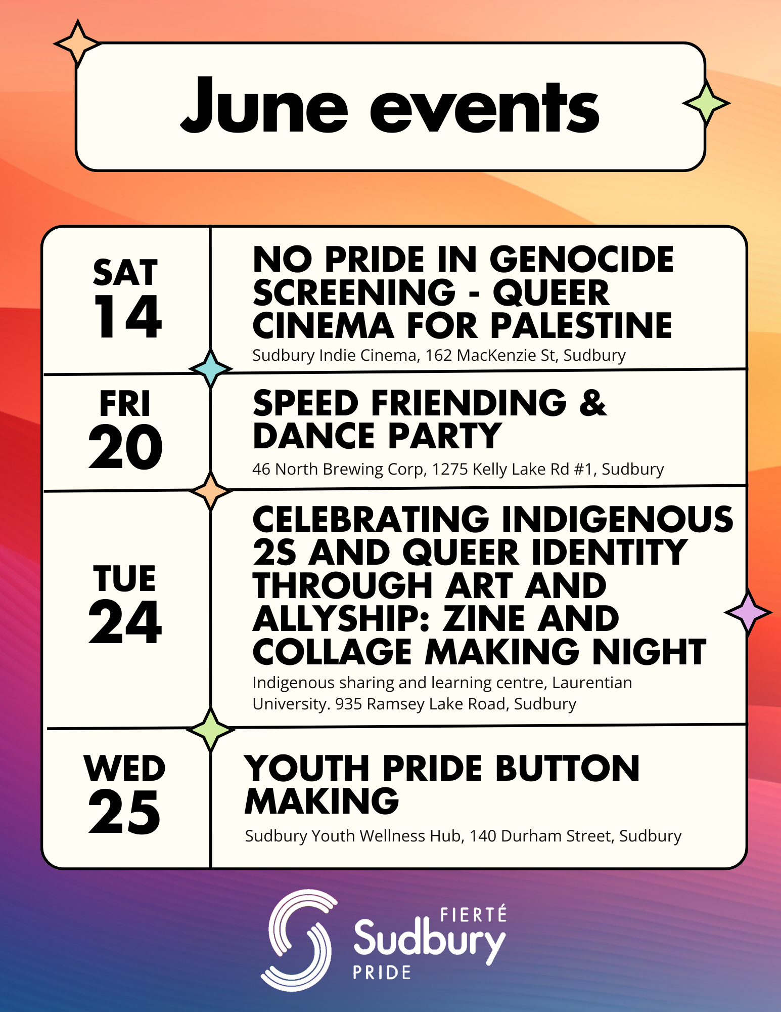 June 2025 events